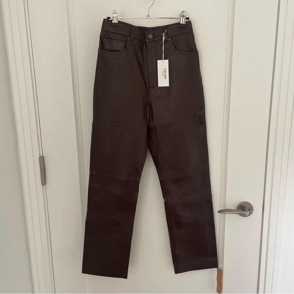 NWT Reformation Leather Pants